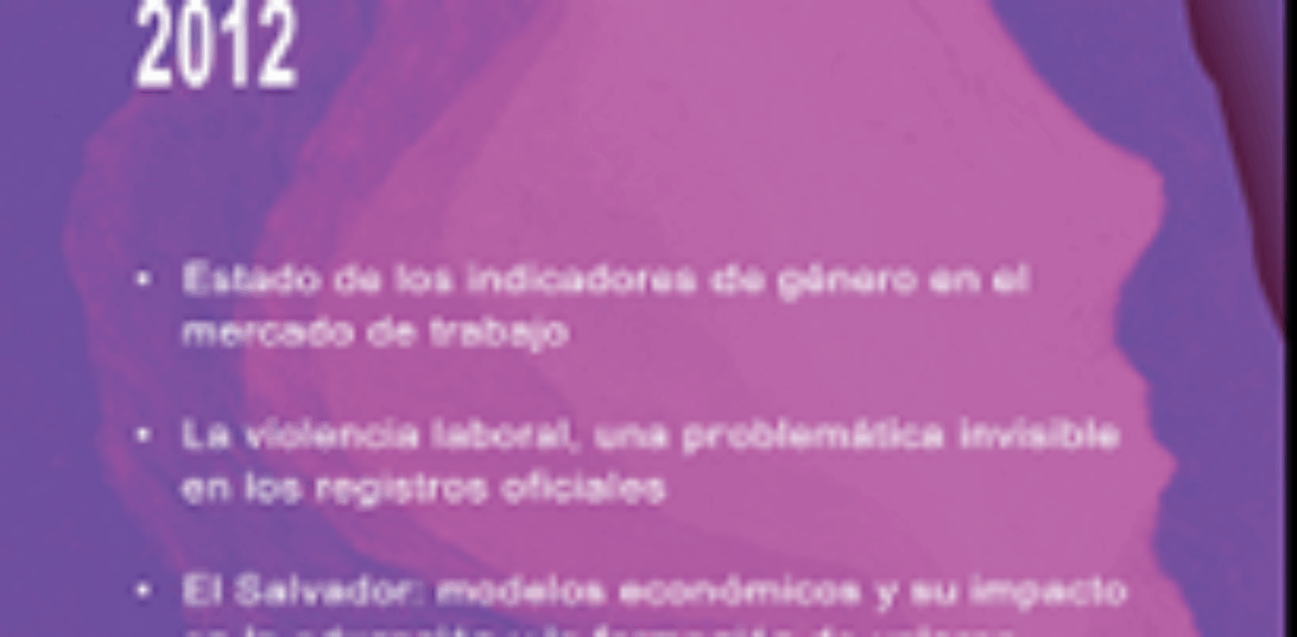Mujer y Mercado Laboral El Salvador 2012