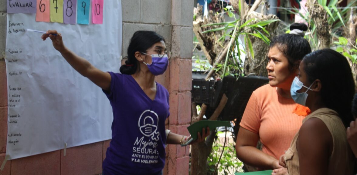 ORMUSA en el territorio, crea junto a lideresas plan de trabajo en la Comunidad Los Jardines, Zacatecoluca