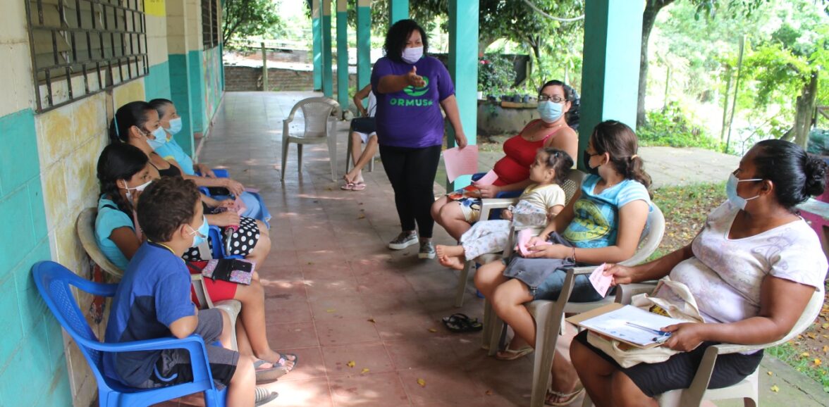 ORMUSA en el territorio, organiza jornada con grupo “Mujeres Valientes” de Comunidades Unidas, Ciudad Arce