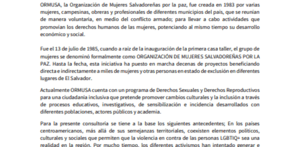 Parámetros de implementación de la Opinión Consultiva 24/17 de la Corte IDH encuatro países de centroamericana como instrumento jurídico para mejorar eldesarrollo de las personas LGBTIQ