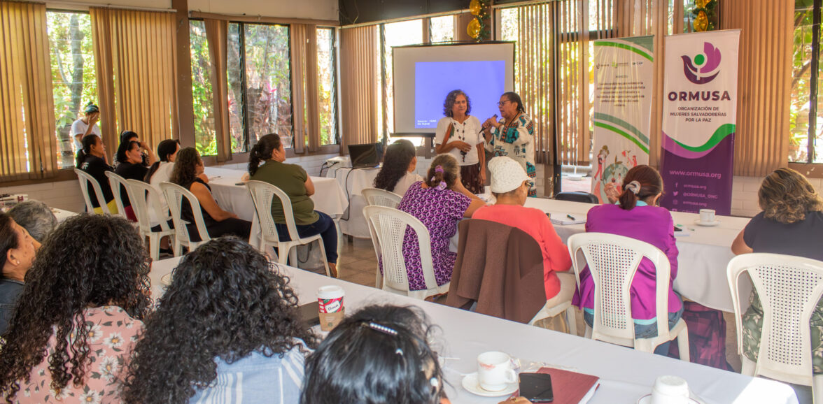 ORMUSA en territorio, realiza foro sobre Justicia Ambiental y Ecofeminismo con lideresas organizativas de El Salvador