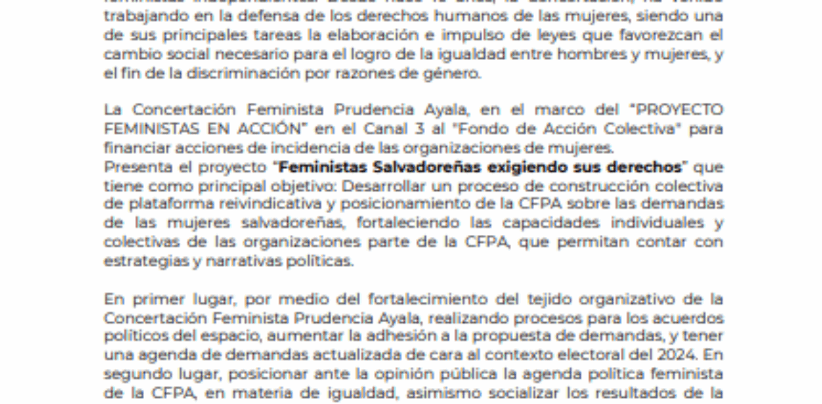 Contratación de la plaza técnica ejecutora de proyecto
