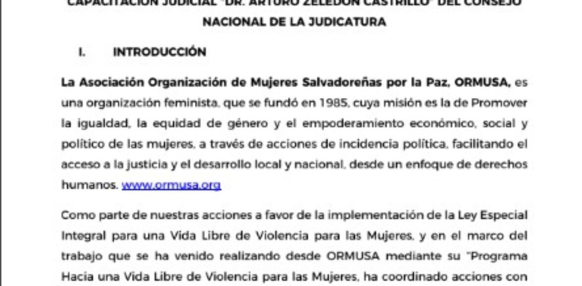 Compra de alimentos para jornadas formativas con escuelas de capacitación Judicial «Dr. Arturo Zeledón Castrillo» del Consejo Nacional de la Judicatura