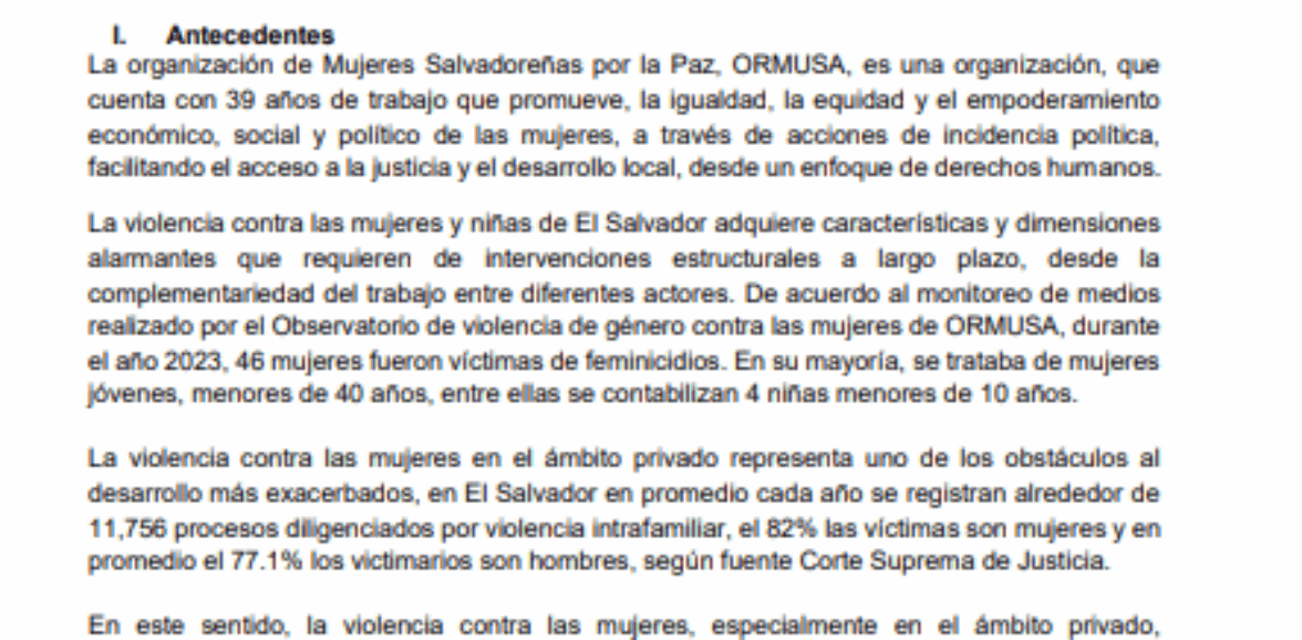 Asistencia técnica para facilitación de jornadas formativas sobre atención a victimas de violencia especialmente patrimonial con Procuraduría General de la República