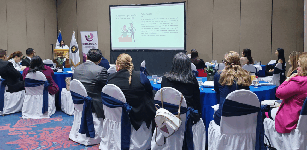 ORMUSA, CNJ y CSJ realizaron panal foro para analizar estándares internacionales de la OIT sobre violencia y acoso en el mundo del trabajo