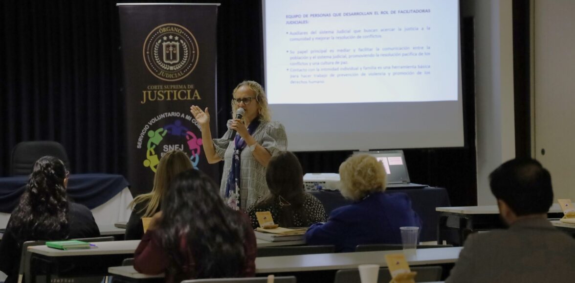 Concluye curso sobre Reparación integral del daño con enfoque de derechos humanos con judicatura de paz