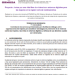 Juntas por una vida libre de violencia en entornos digitales paralas mujeres en la región norte de Centroamérica