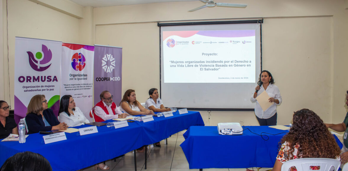 Proyecto impulsado por ORMUSA fortalece la prevención de la violencia contra las mujeres en siete municipios del país