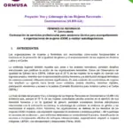 Contratación de servicios profesionales para asistencia técnica para acompañamiento a organizaciones de mujeres (ODM) a realizar autodiagnósticos.