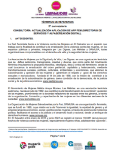 Lee más sobre el artículo Consultoría Actualización de APP FEM (Directorio de servicios y alfabetización digital) 2 convocatoria