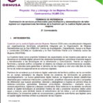 Contratación de servicios profesionales para facilitación y sistematización de taller regional con organizaciones feministas de la Coalición por la Justicia Digital para las mujeres 2 – Convocatoria